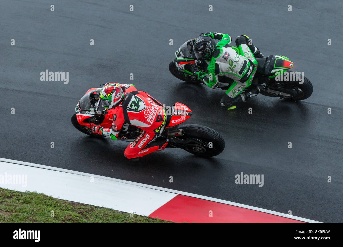 Campionato del Mondo Superbike (Superbike 2010) racing a Sepang 2016. Foto Stock