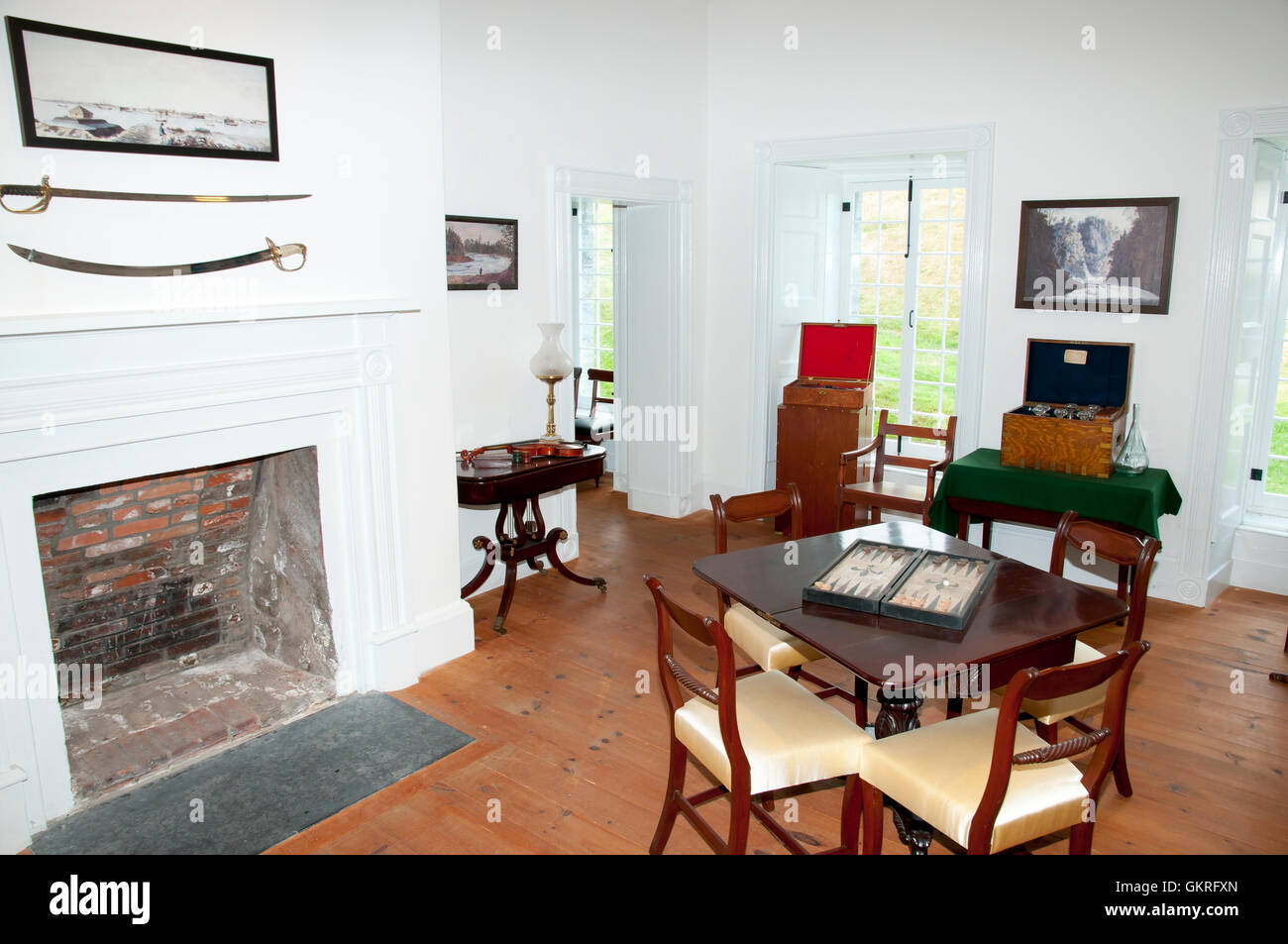 Fort Lennox - Québec - Canada Foto Stock