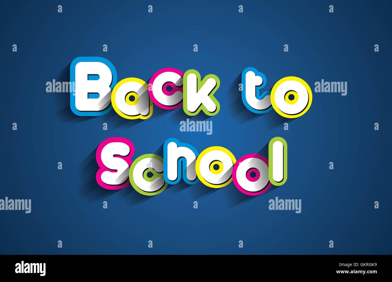 Istruzione di blackboard cool imitazione di copia modello cliché falsificazione plagio saggezza banner Illustrazione Vettoriale
