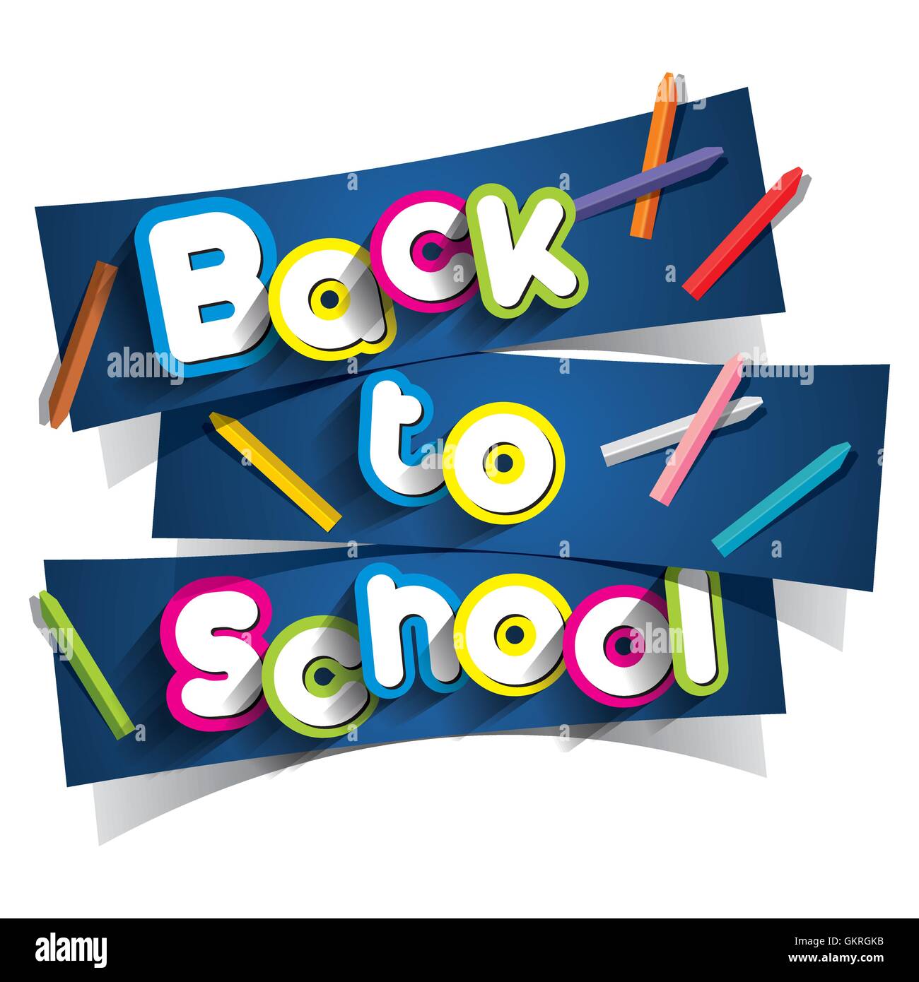 Istruzione di blackboard cool imitazione di copia modello cliché falsificazione plagio saggezza banner Illustrazione Vettoriale