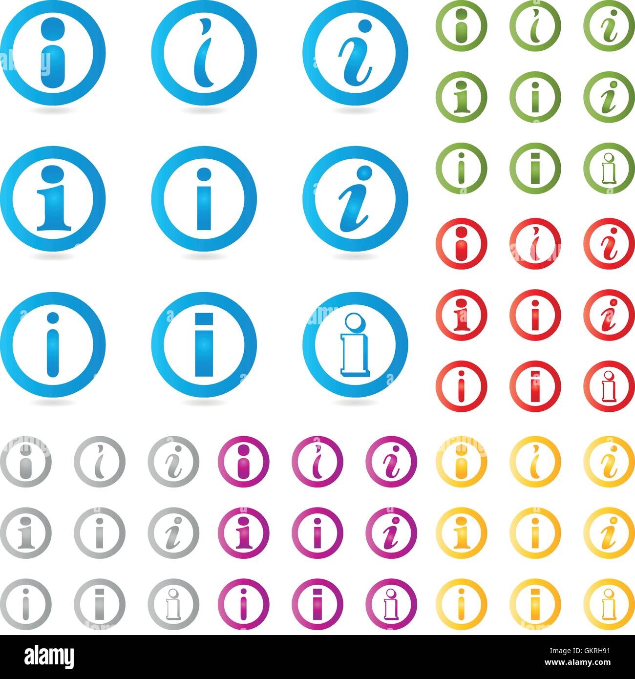 Info,informazioni,segno,il simbolo,icona Illustrazione Vettoriale