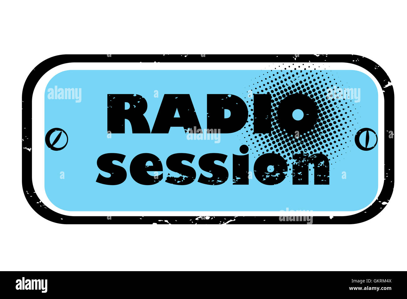 sessione di radio Foto Stock