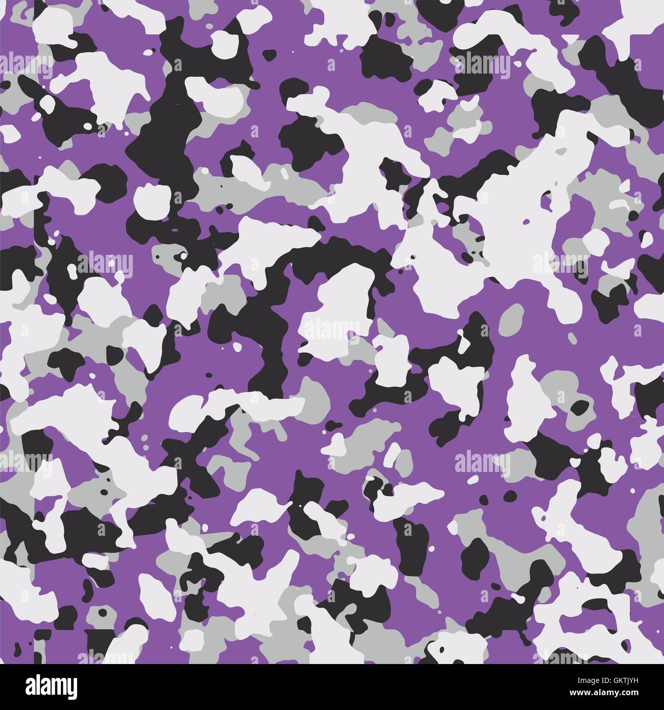 Seamless viola e grigio texture camo Illustrazione Vettoriale