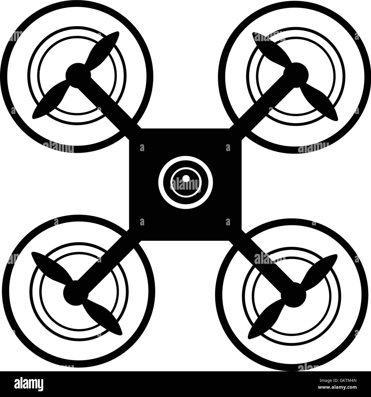 Drone Illustrazione Vettoriale