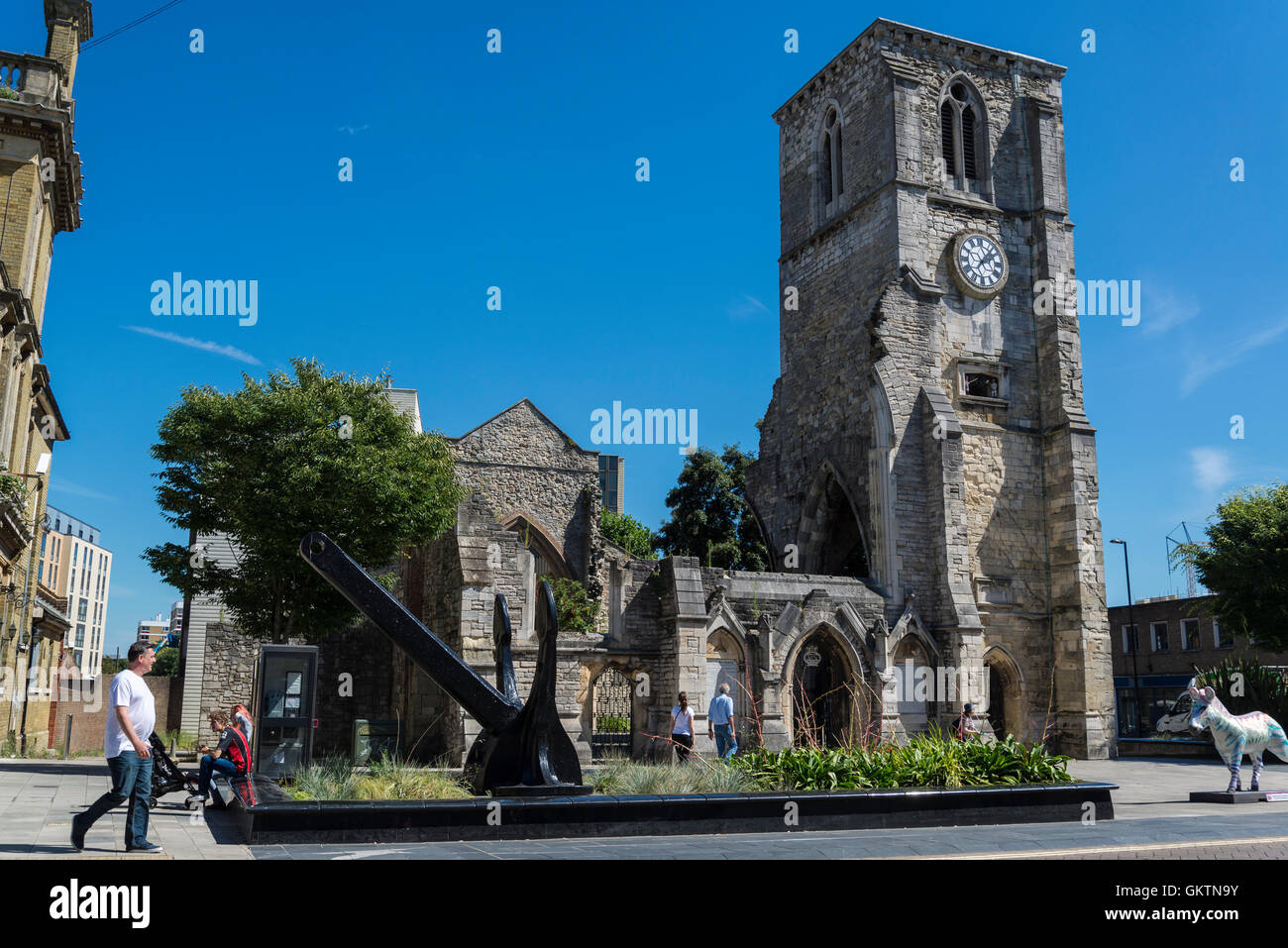 Holyrood Chiesa, Southampton, Hampshire, Inghilterra, Regno Unito Foto Stock
