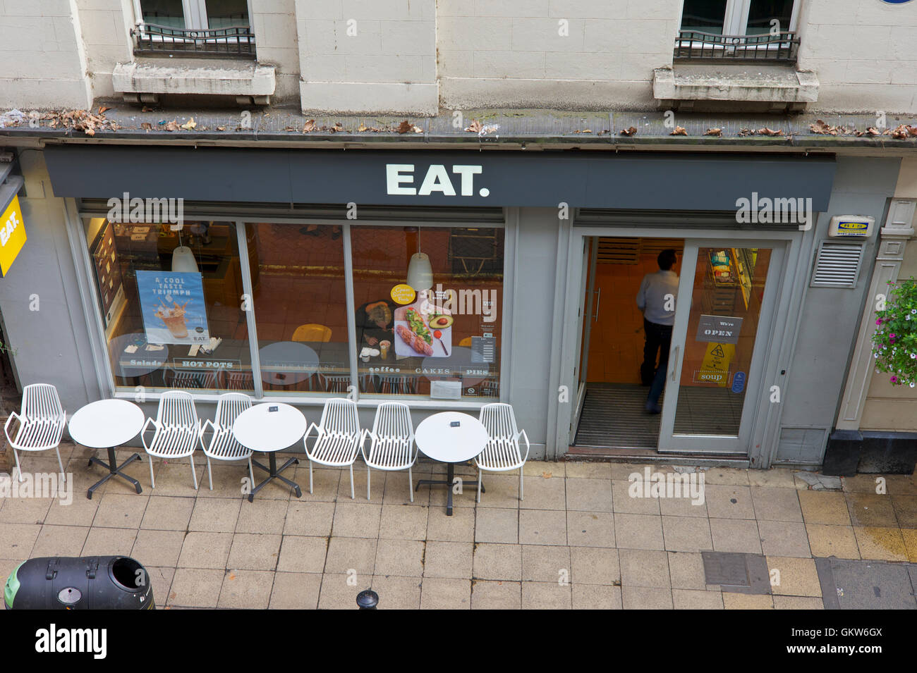 Mangiare il ramo Villiers Street, London , REGNO UNITO Foto Stock