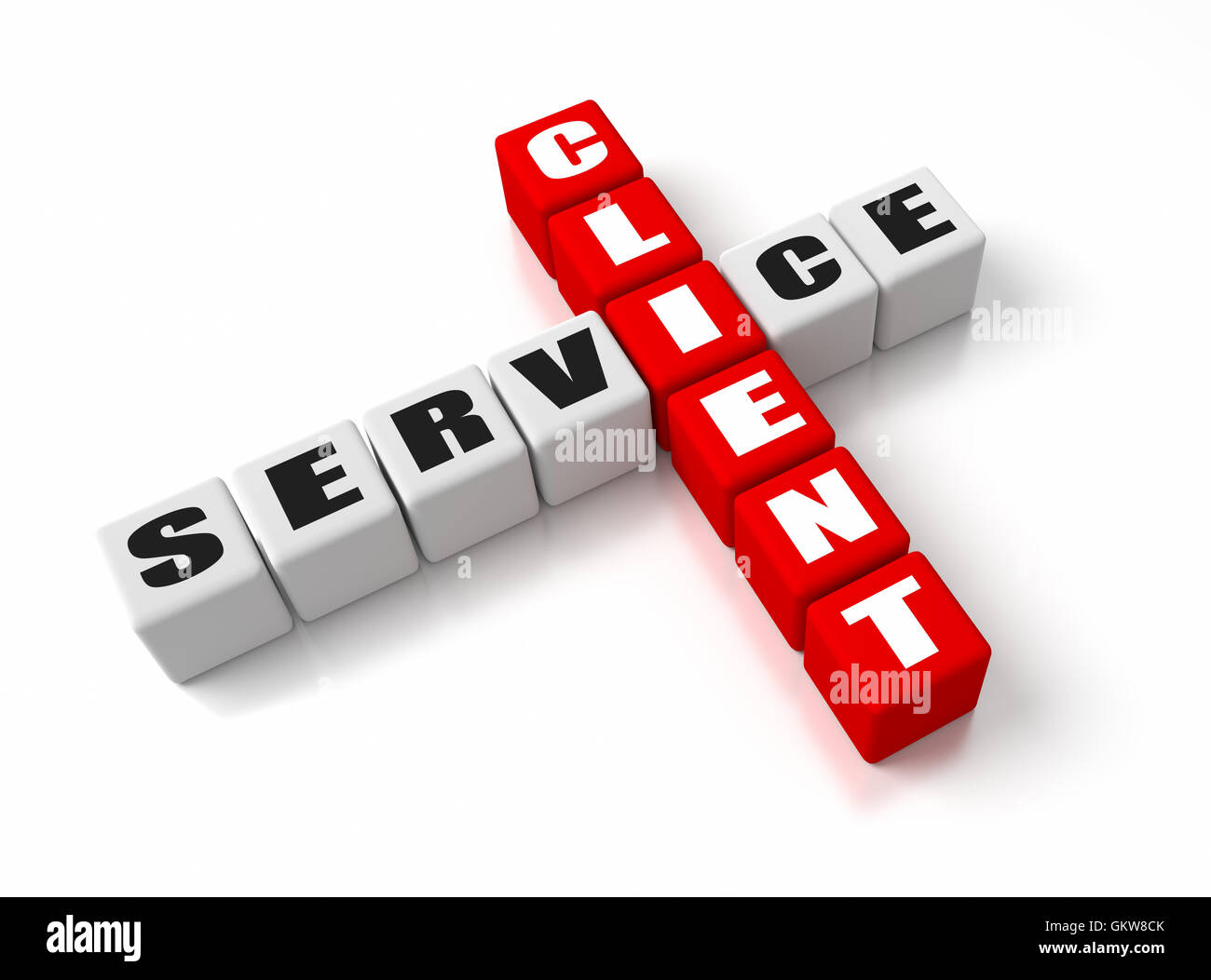 Servizio client Foto Stock