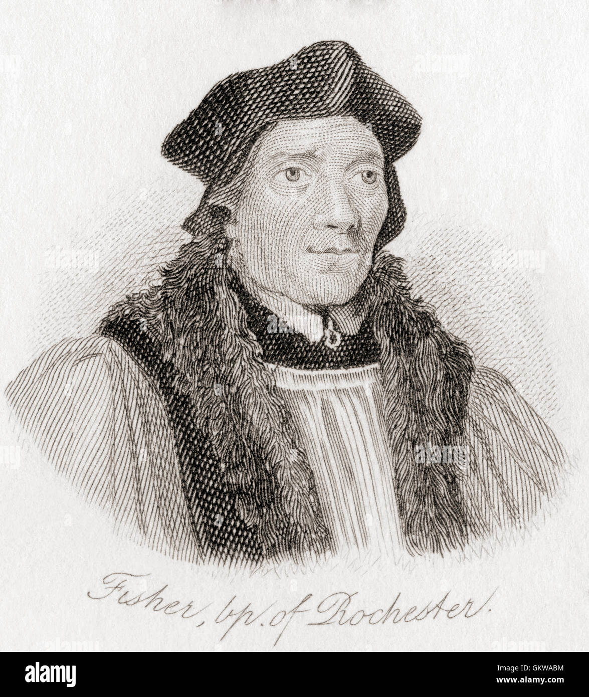 John Fisher, c.1469 - 1535. Cattolica inglese vescovo e teologo. Foto Stock