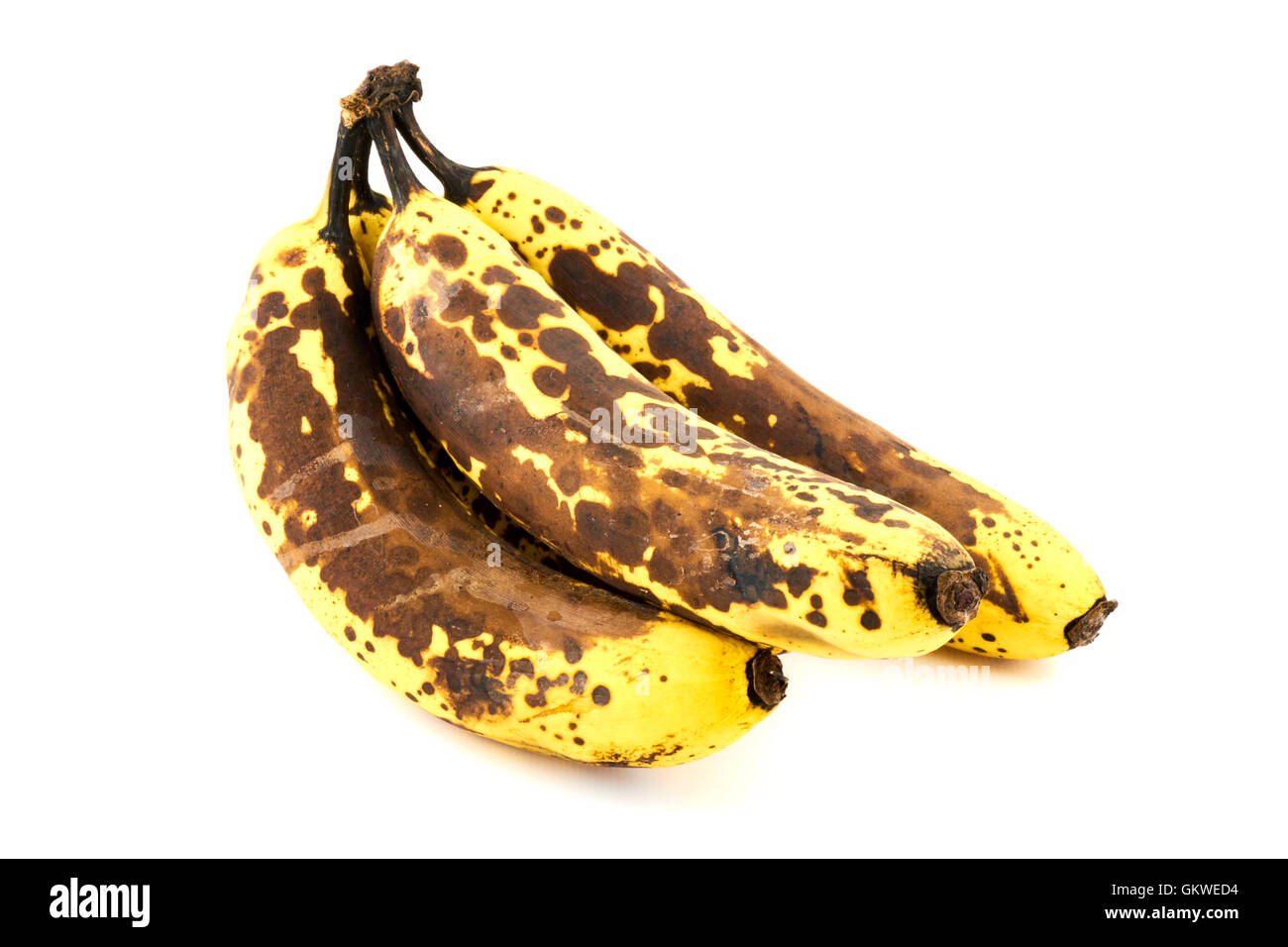 Oltre banane mature Foto Stock