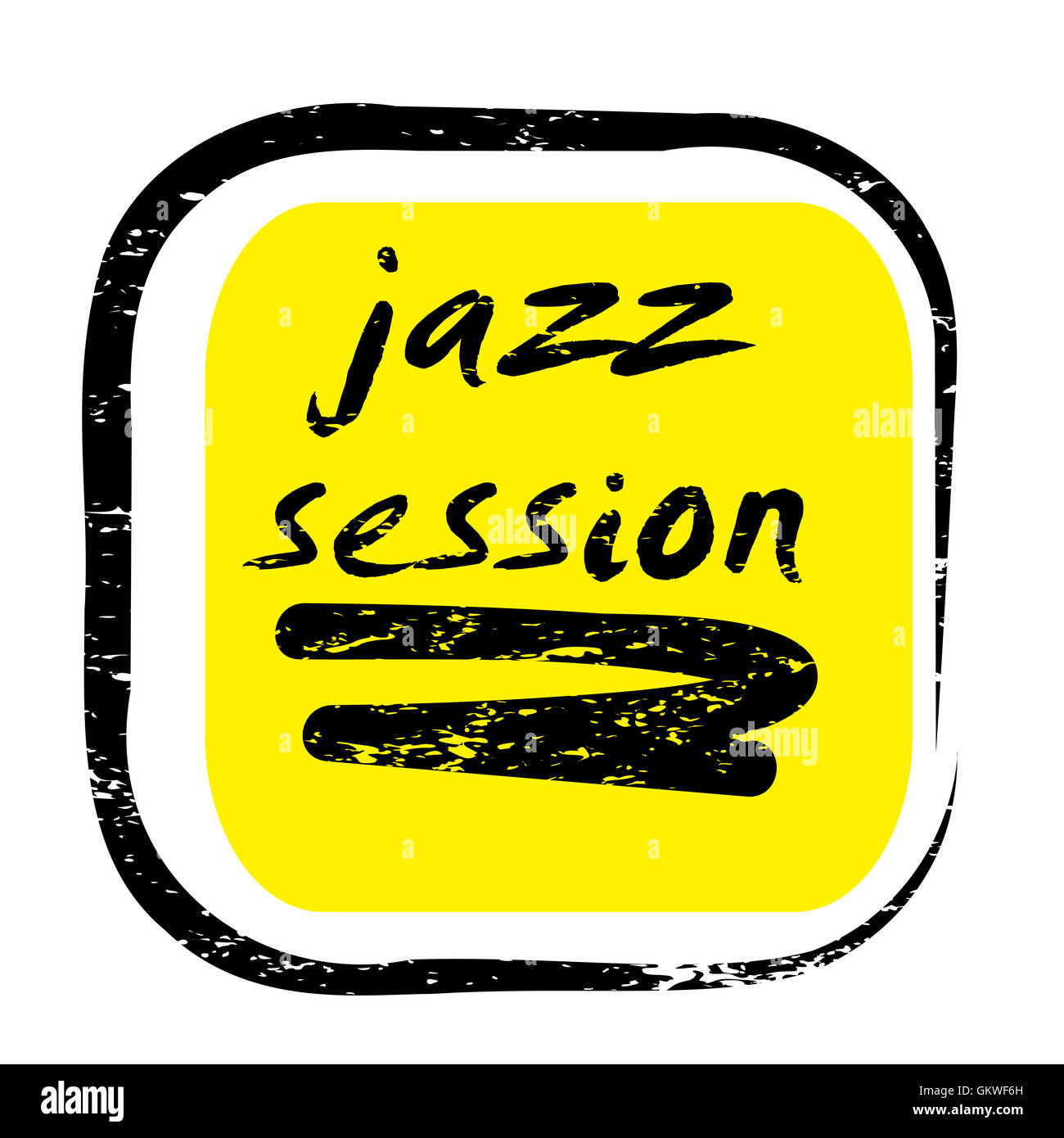 Sessione di jazz timbro Foto Stock