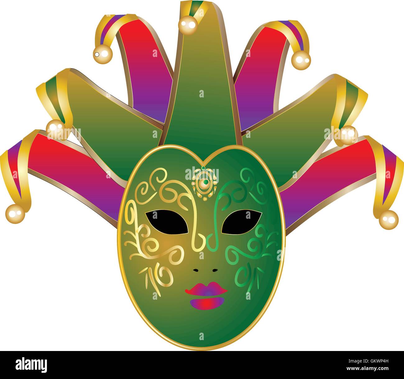 Maschera di venezia Immagini Vettoriali Stock - Alamy