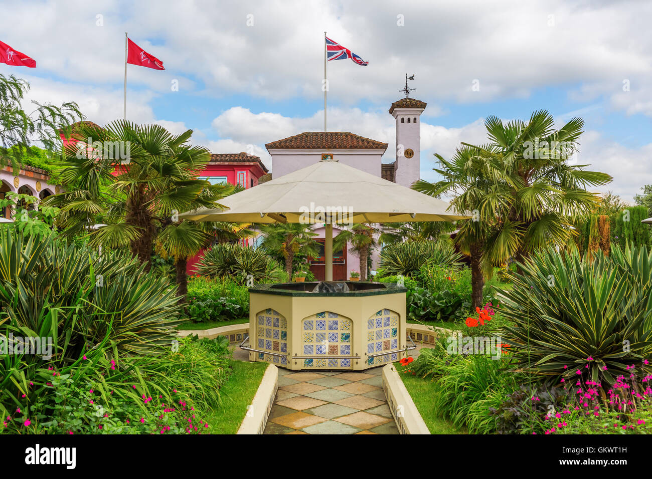 Tetto Kensington Gardens a Londra, Regno Unito Foto Stock
