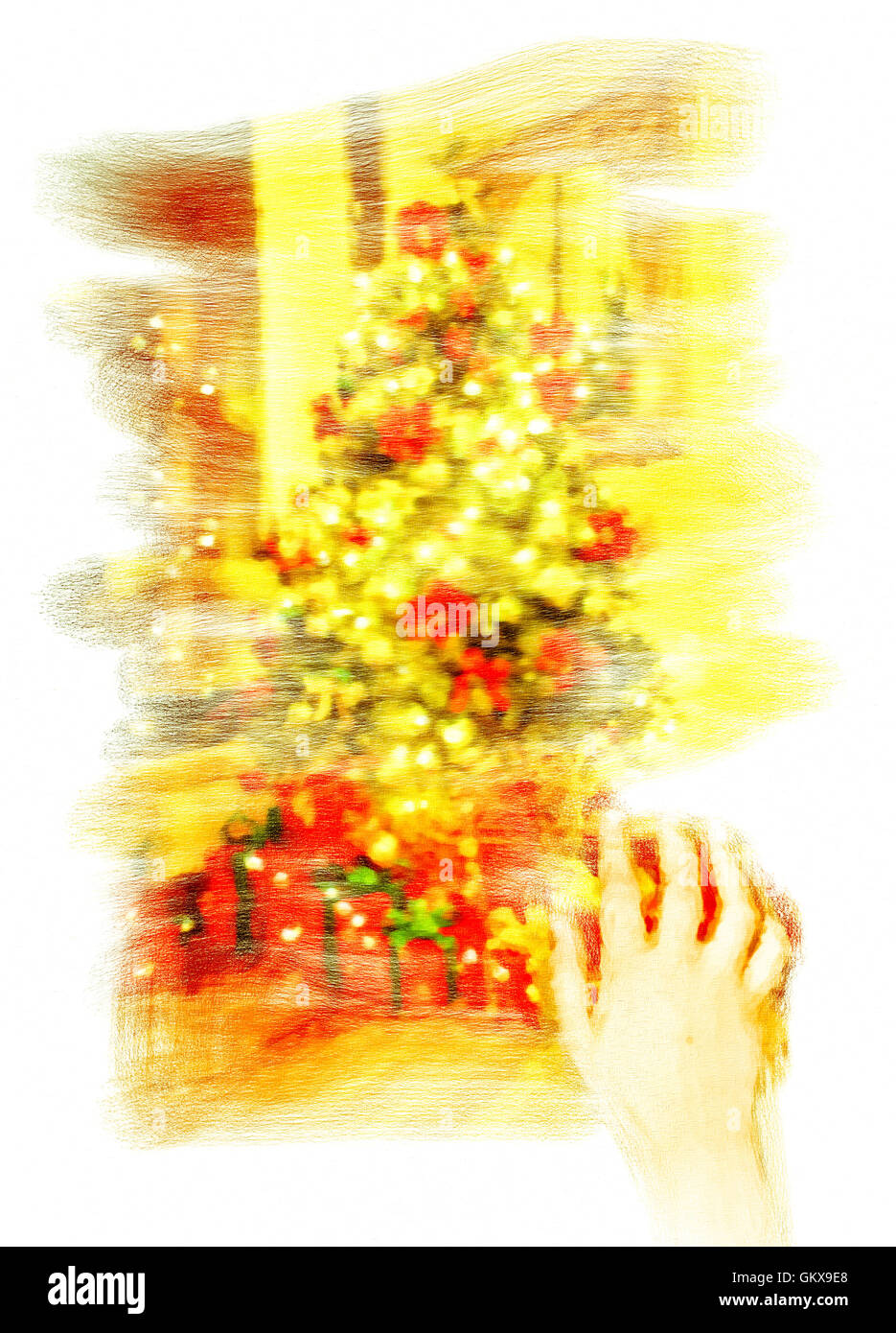 Albero di Natale Foto Stock