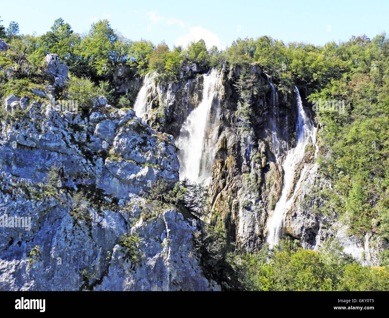 I laghi di Plitvice e cascate,croazia,l'Europa,6 Foto Stock