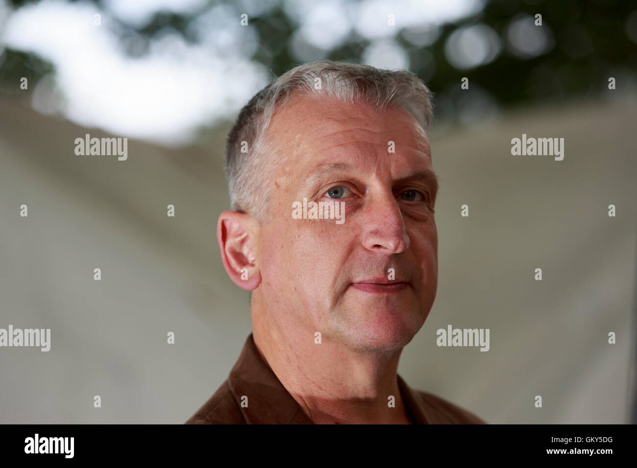 Edinburgh, Regno Unito. 23 Ago, 2016. Edinburgh International Book Festival il giorno 9. Edinburgh International Book Festival si svolge a Charlotte Square Gardens. Edimburgo. Foto di Iain Bamforth. Credito: pak@ Mera/Alamy Live News Foto Stock