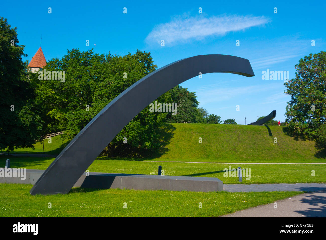 Liin Katkenud, linea tratteggiata, 2008 M/S Estonia nave traghetto memorial, Tallinn, Estonia, Europa Foto Stock