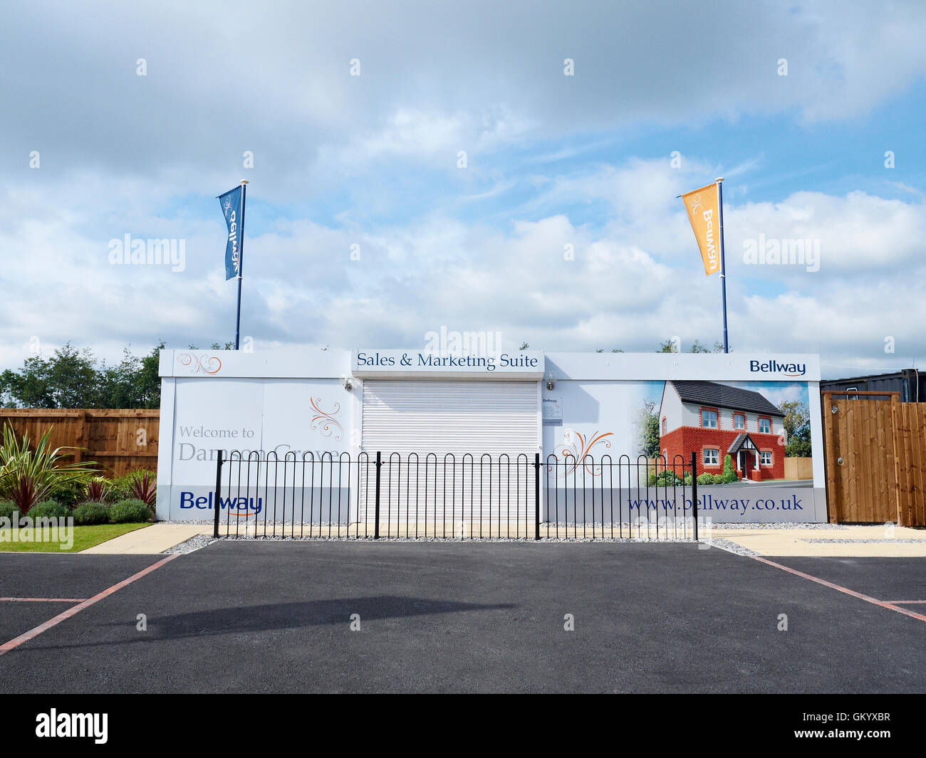 Bellway Sales & Marketing Suite in Sandbach CHESHIRE REGNO UNITO Foto Stock