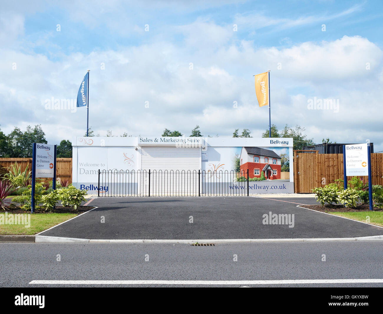 Bellway Sales & Marketing Suite in Sandbach CHESHIRE REGNO UNITO Foto Stock