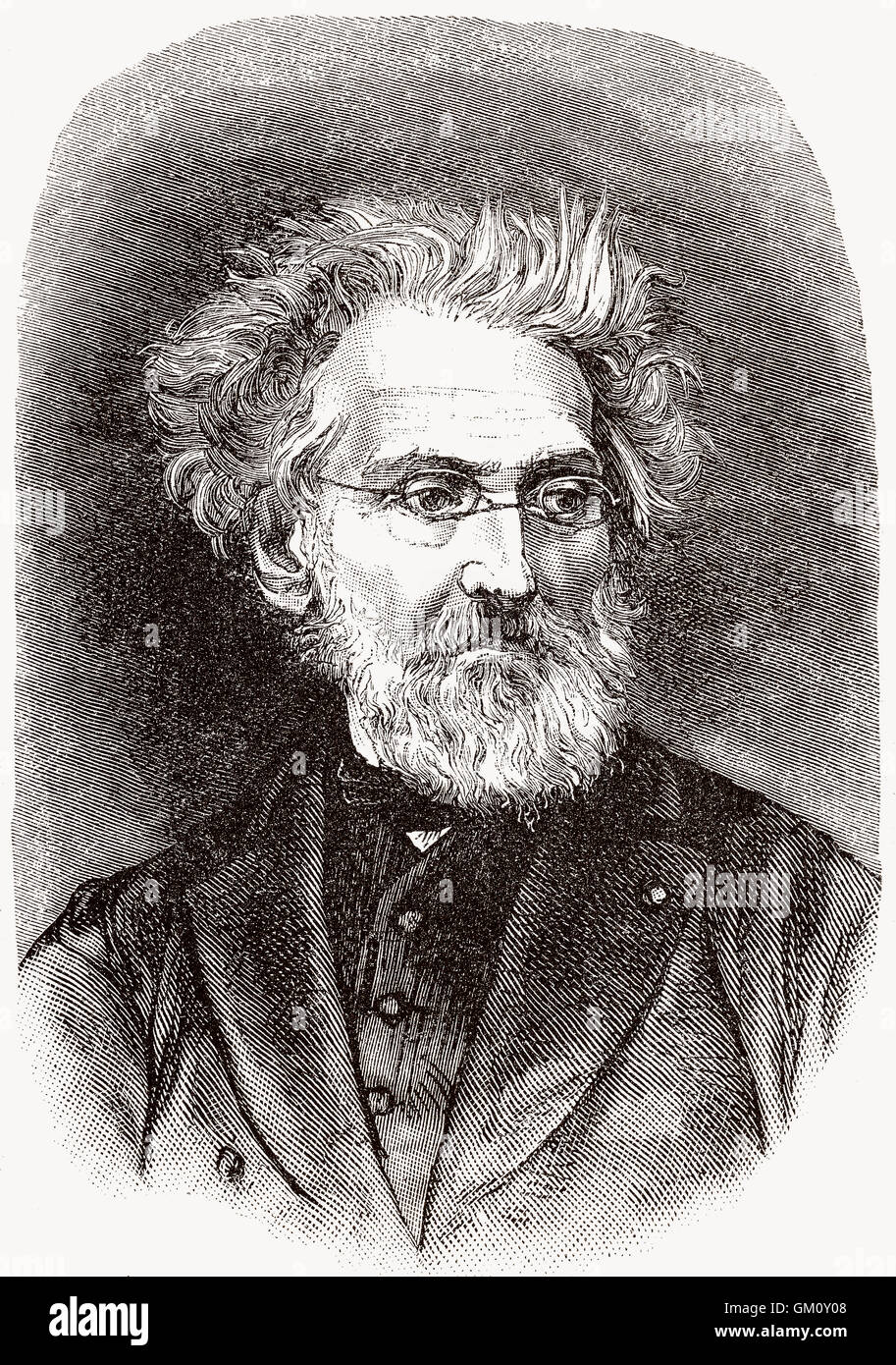 Léon Cogniet, 1794-1880, una storia Francese e pittore ritratto Foto Stock