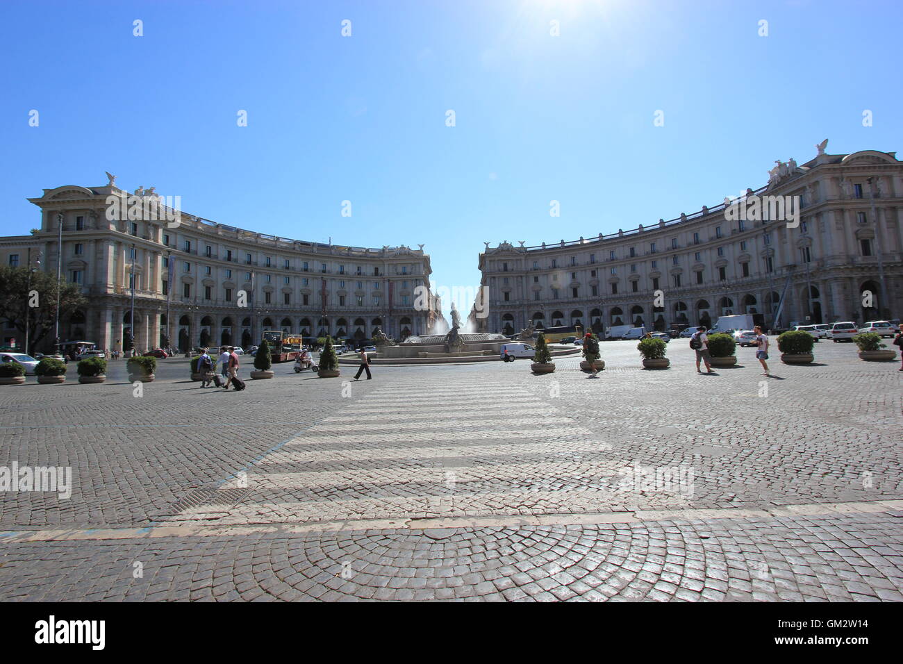 Santa Maria degli Angeli, Roma, Italia. Foto Stock