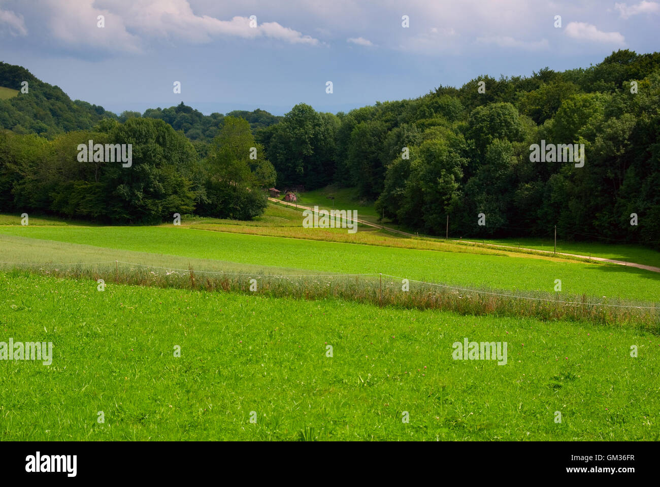 Paesaggio francese Foto Stock
