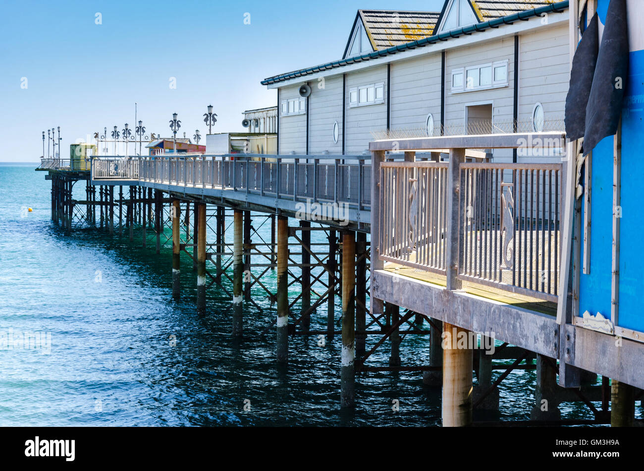 Teignmouth Grand Pier. Foto Stock