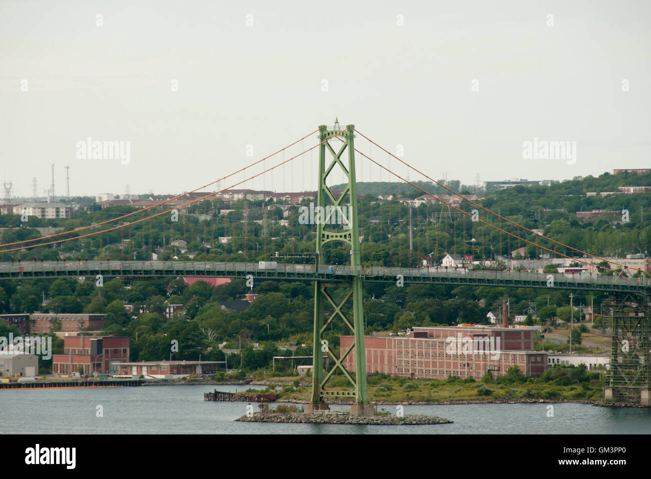 Angus L. Macdonald Bridge - Halifax - Nova Scotia Foto Stock