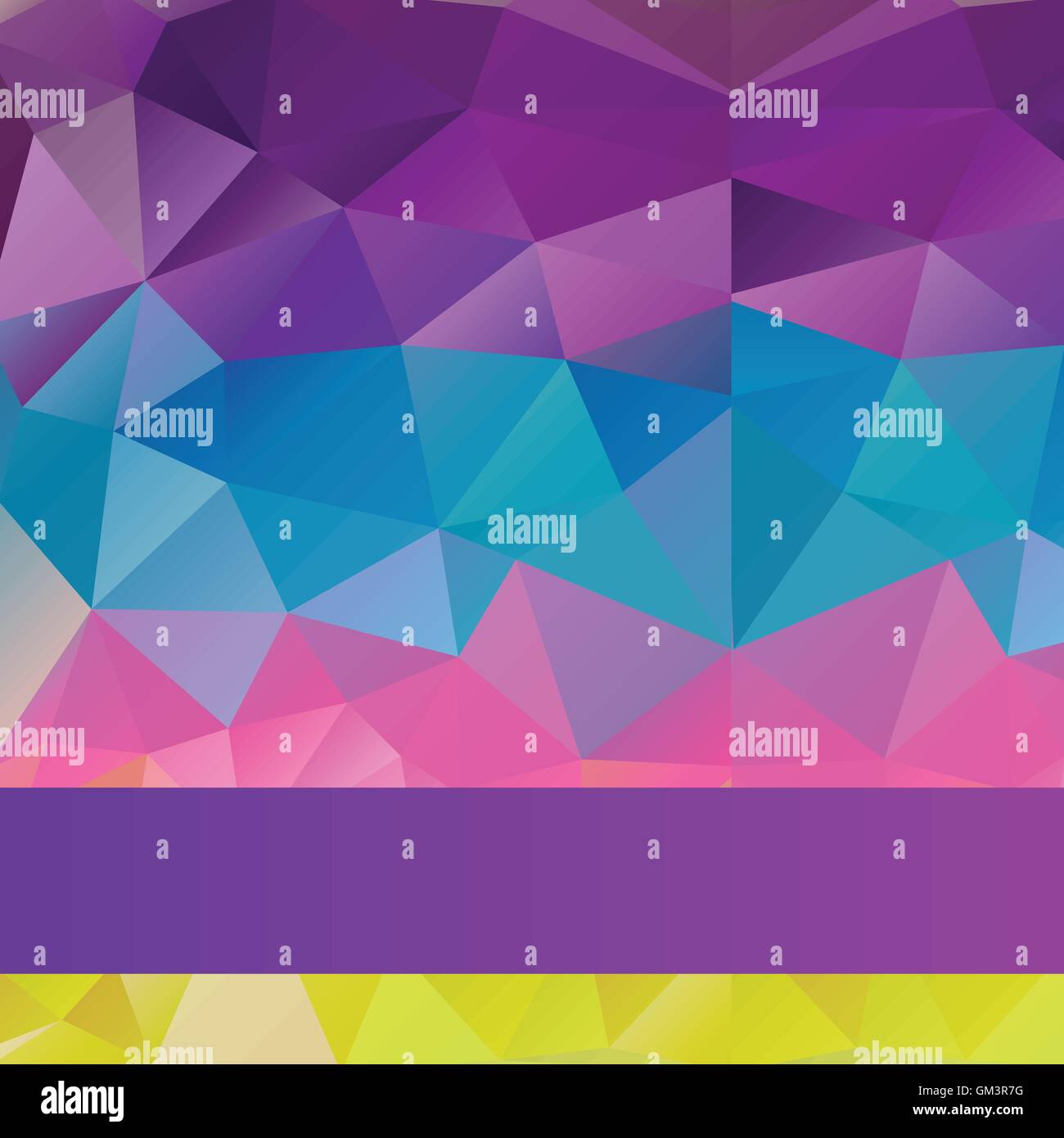 Brillante arcobaleno sfondo vettoriale da triangoli a mosaico. Buona per il web, sito web e altro ancora. Illustrazione Vettoriale