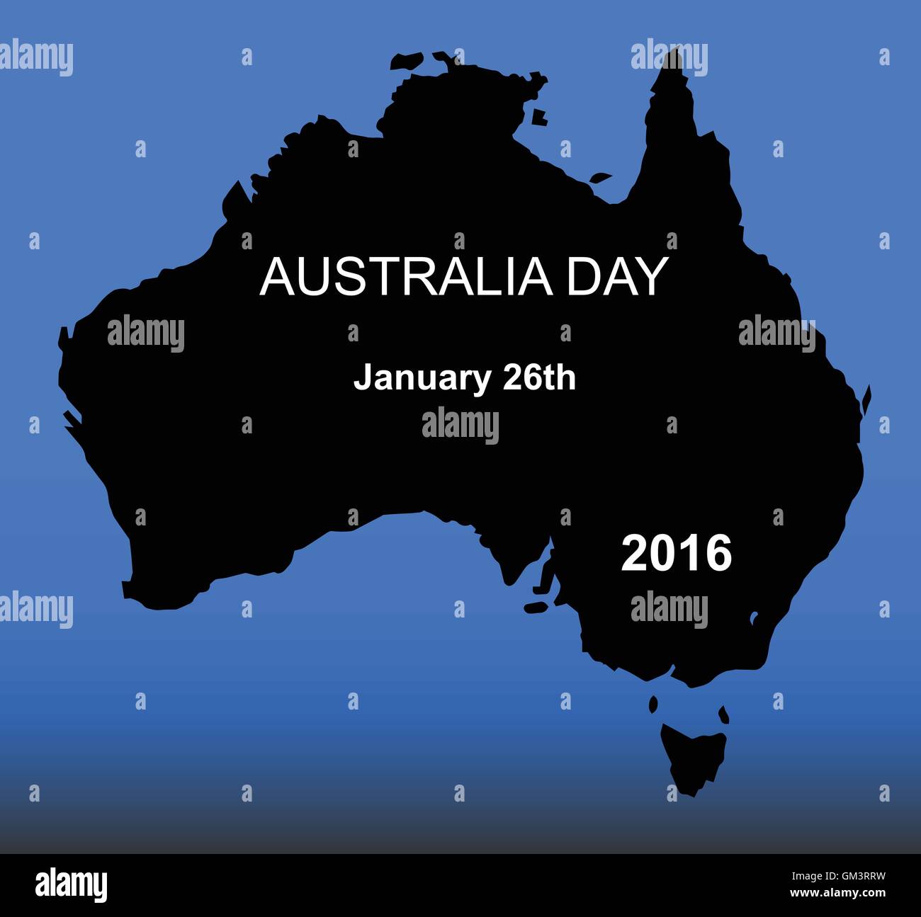 L'Australia Day Illustrazione Vettoriale