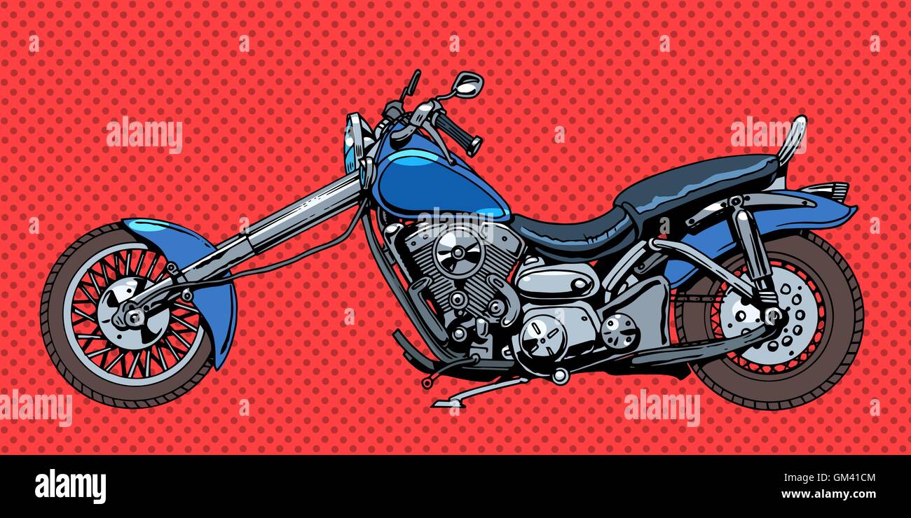 Vintage bike moto Illustrazione Vettoriale