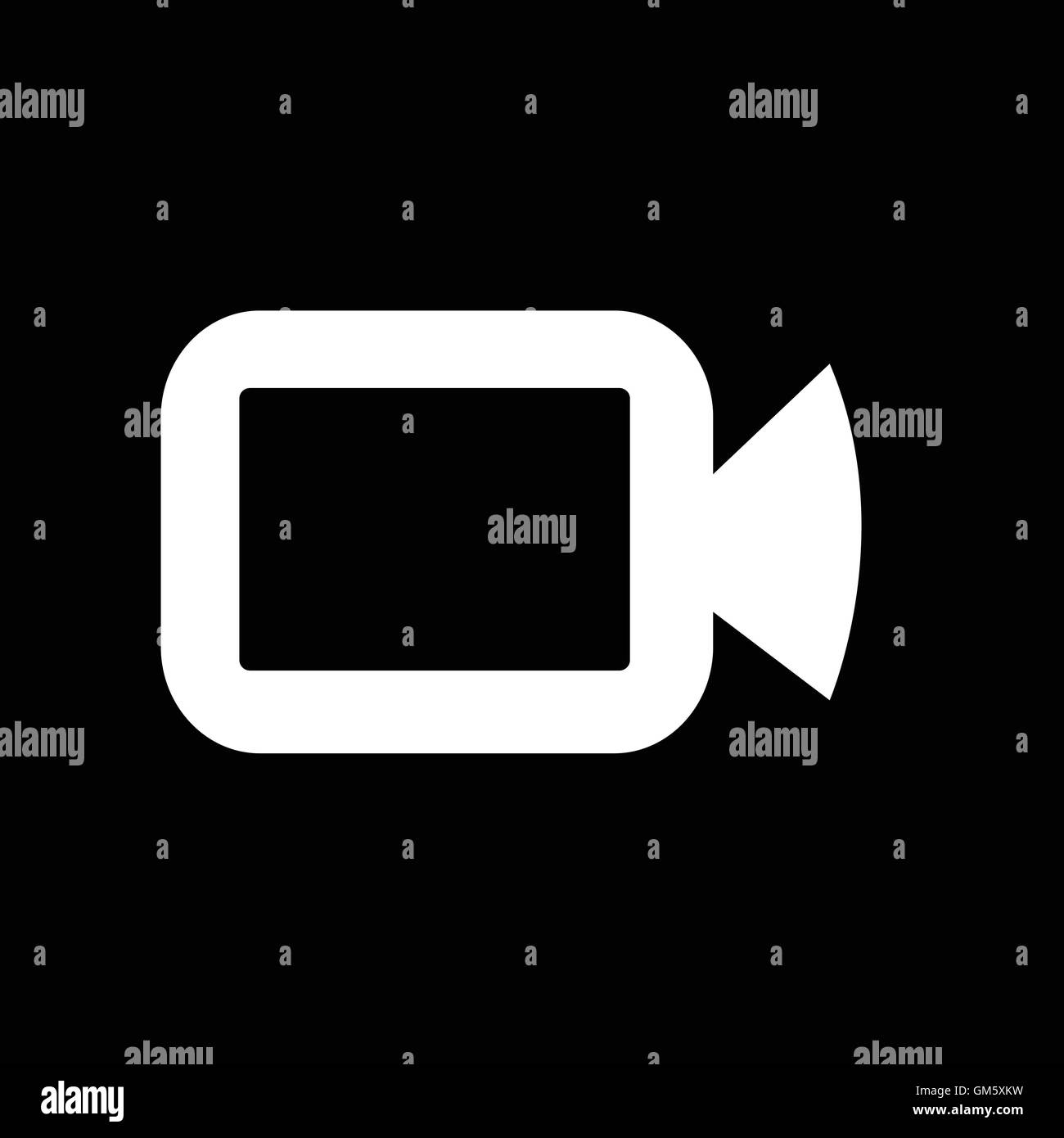 La telecamera video icona segno Illustration Design Illustrazione Vettoriale