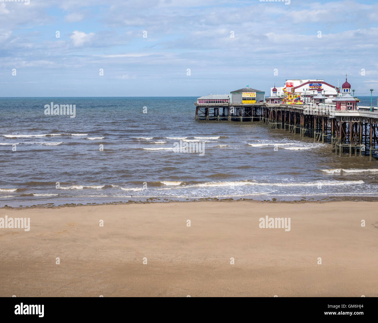 North Pier di Blackpool. Foto Stock