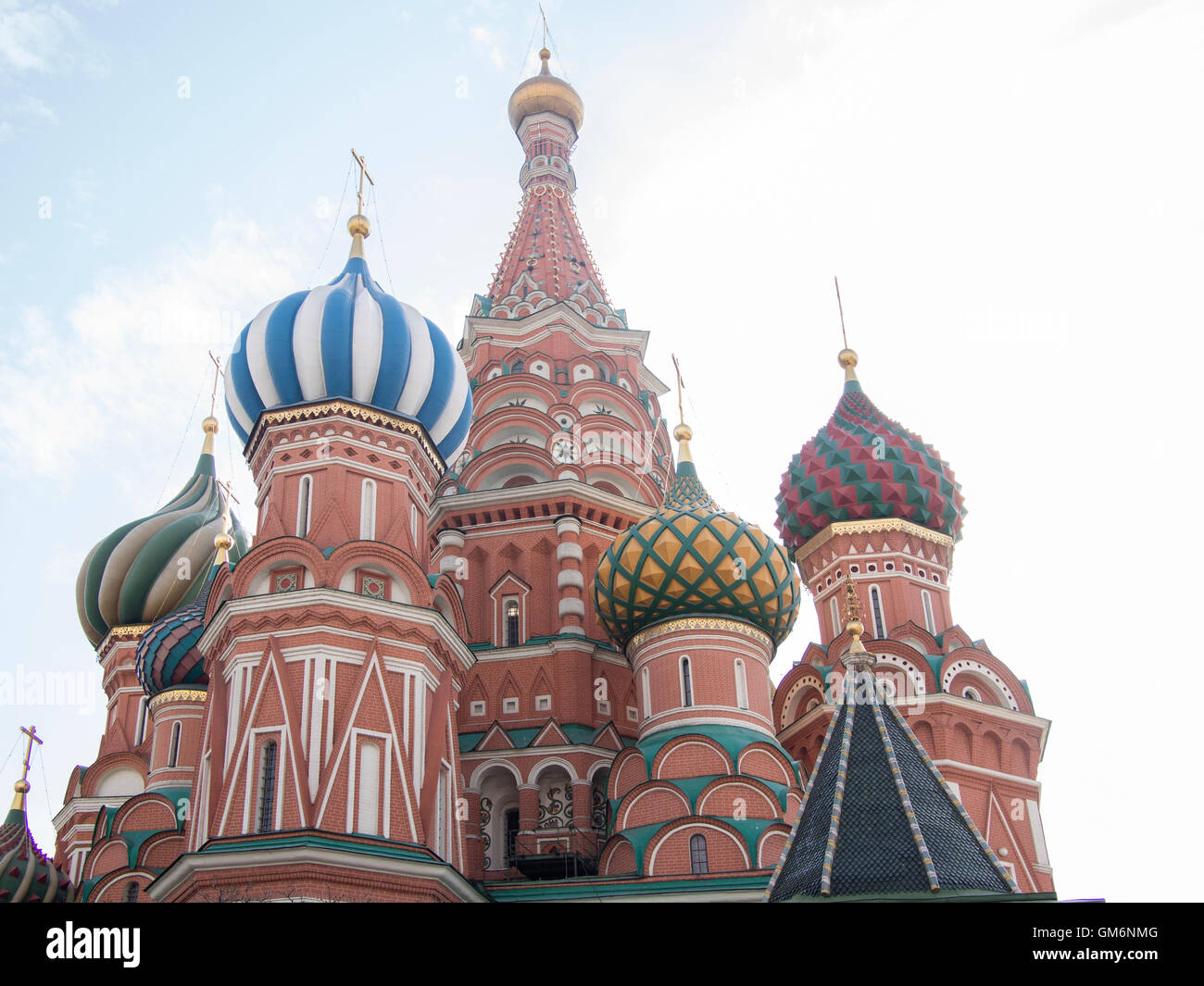 Cattedrale di San Basilio, nella Piazza Rossa di Mosca. Foto Stock