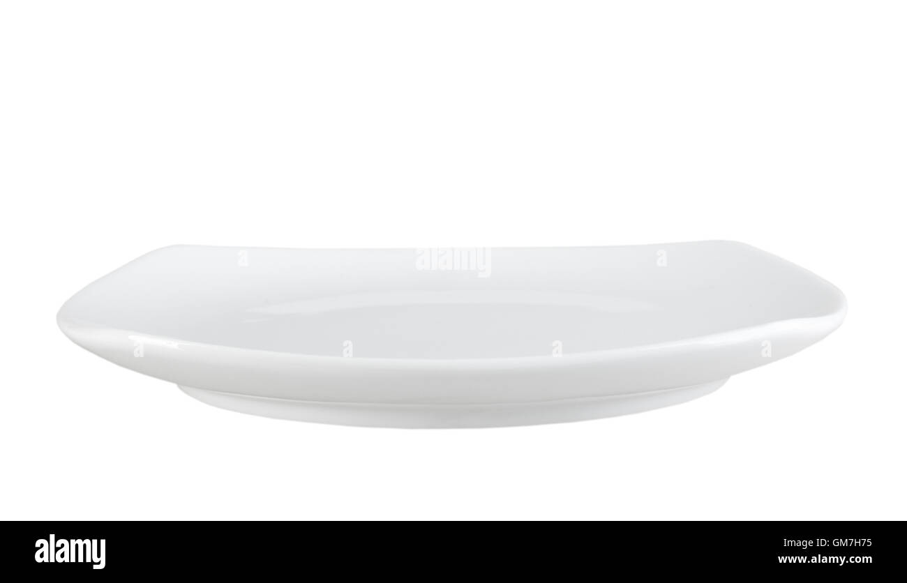 Singola piastra quadrata Foto Stock