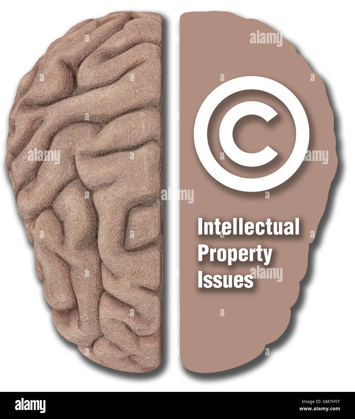 La proprietà intellettuale di asset IP copyright Foto Stock