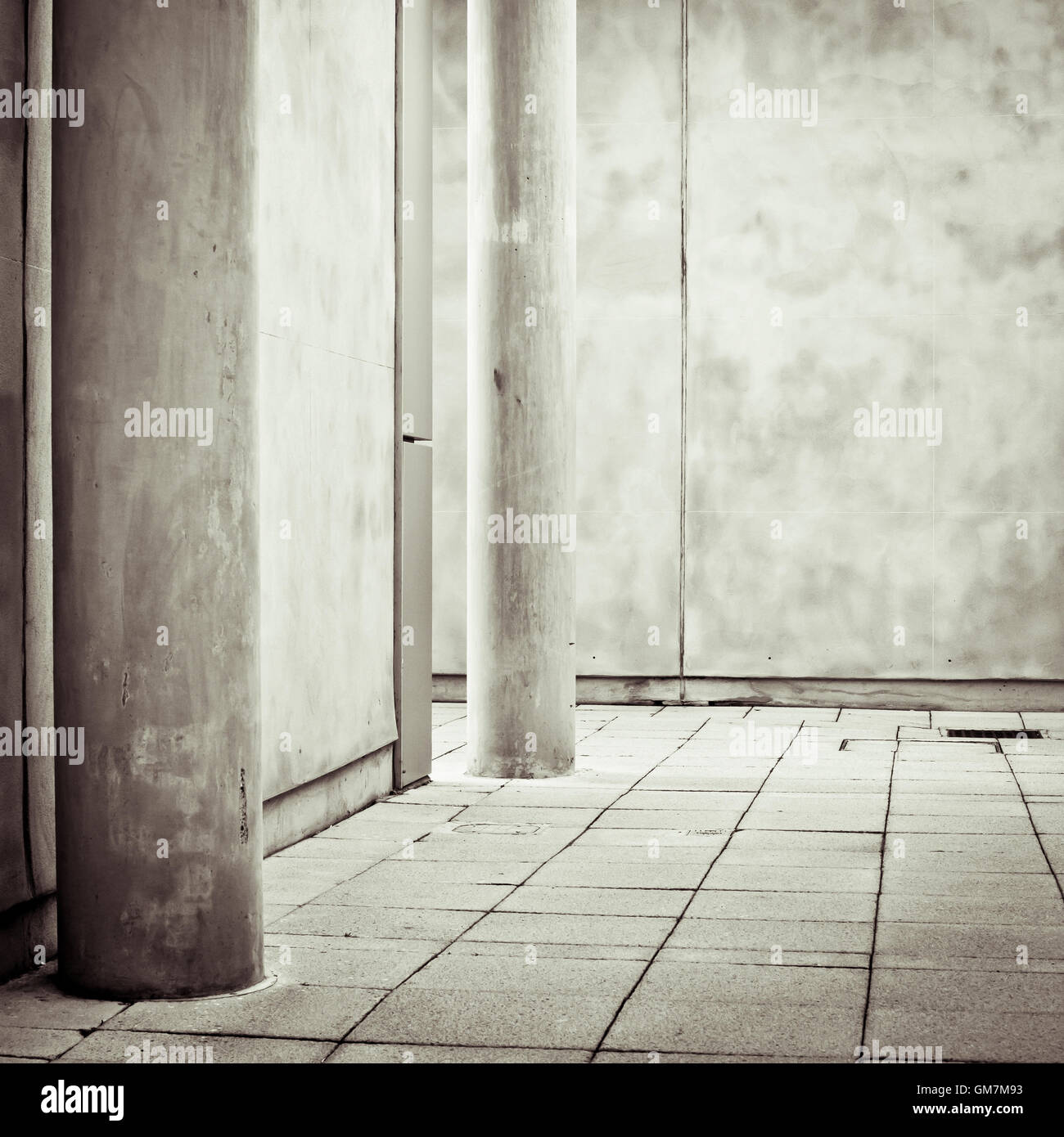 Spazio concreto Foto Stock