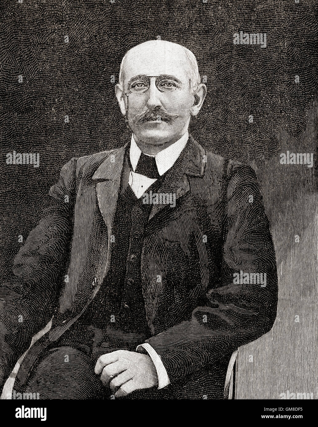 Alfred Dreyfus, 1859 - 1935. Artiglieria francese officer. Figura centrale nella scandalo politico noto come l'affare Dreyfus. Foto Stock