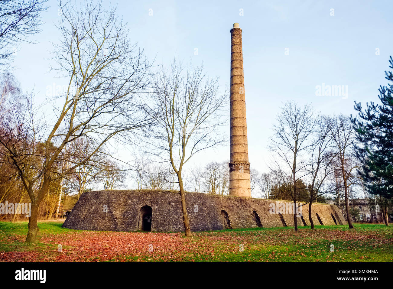 Ex fabbrica di mattoni Lichtenow, Rüdersdorf, Brandeburgo, Germania Foto Stock