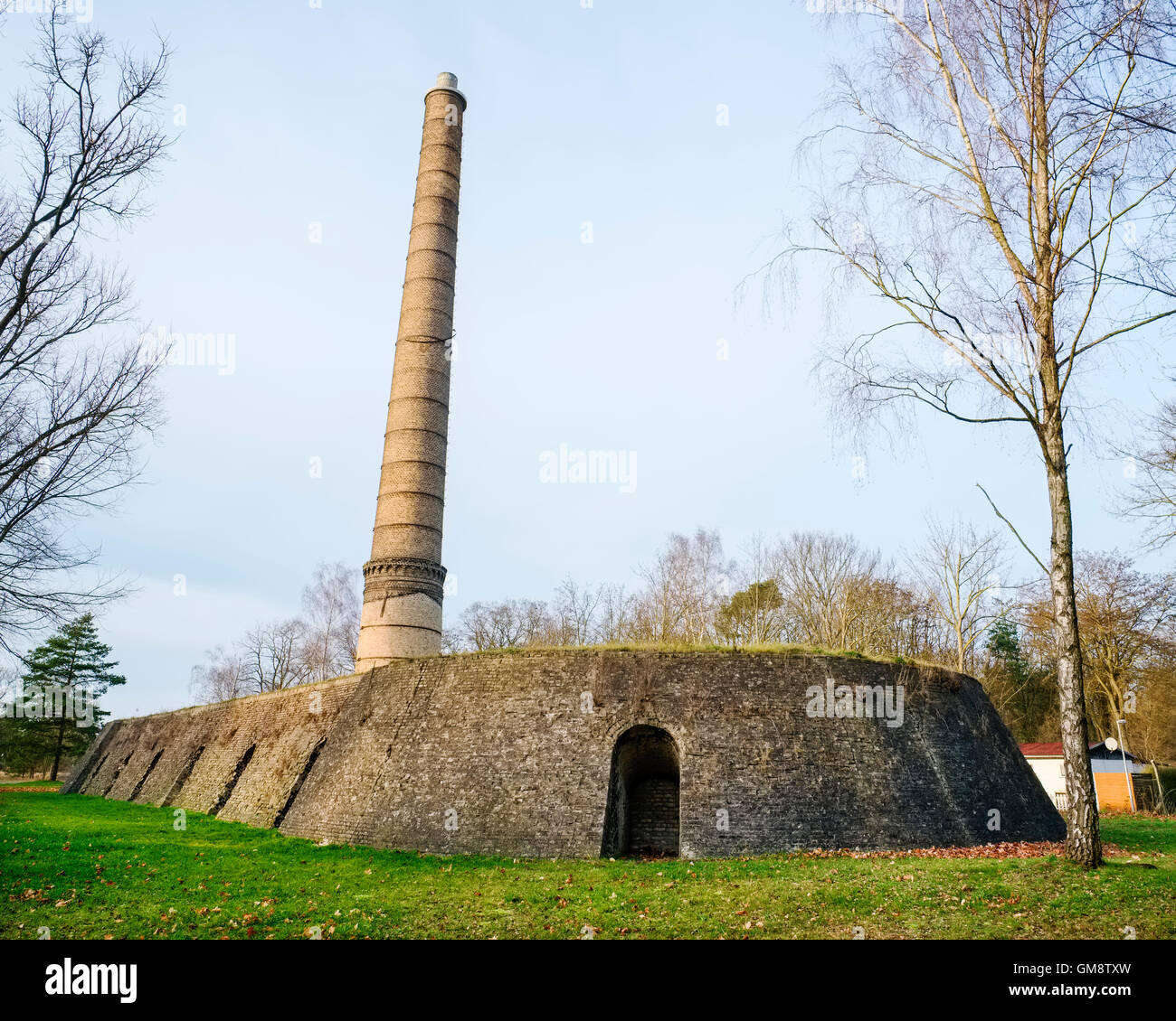 Ex fabbrica di mattoni Lichtenow, Ruedersdorf, Brandeburgo, Germania Foto Stock
