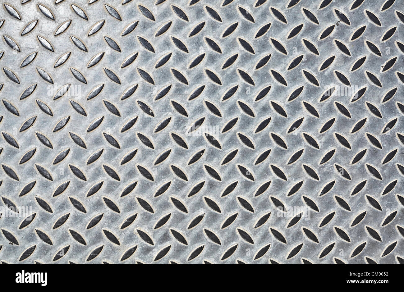 Piano in acciaio pattern, sfondo o texture. Foto Stock