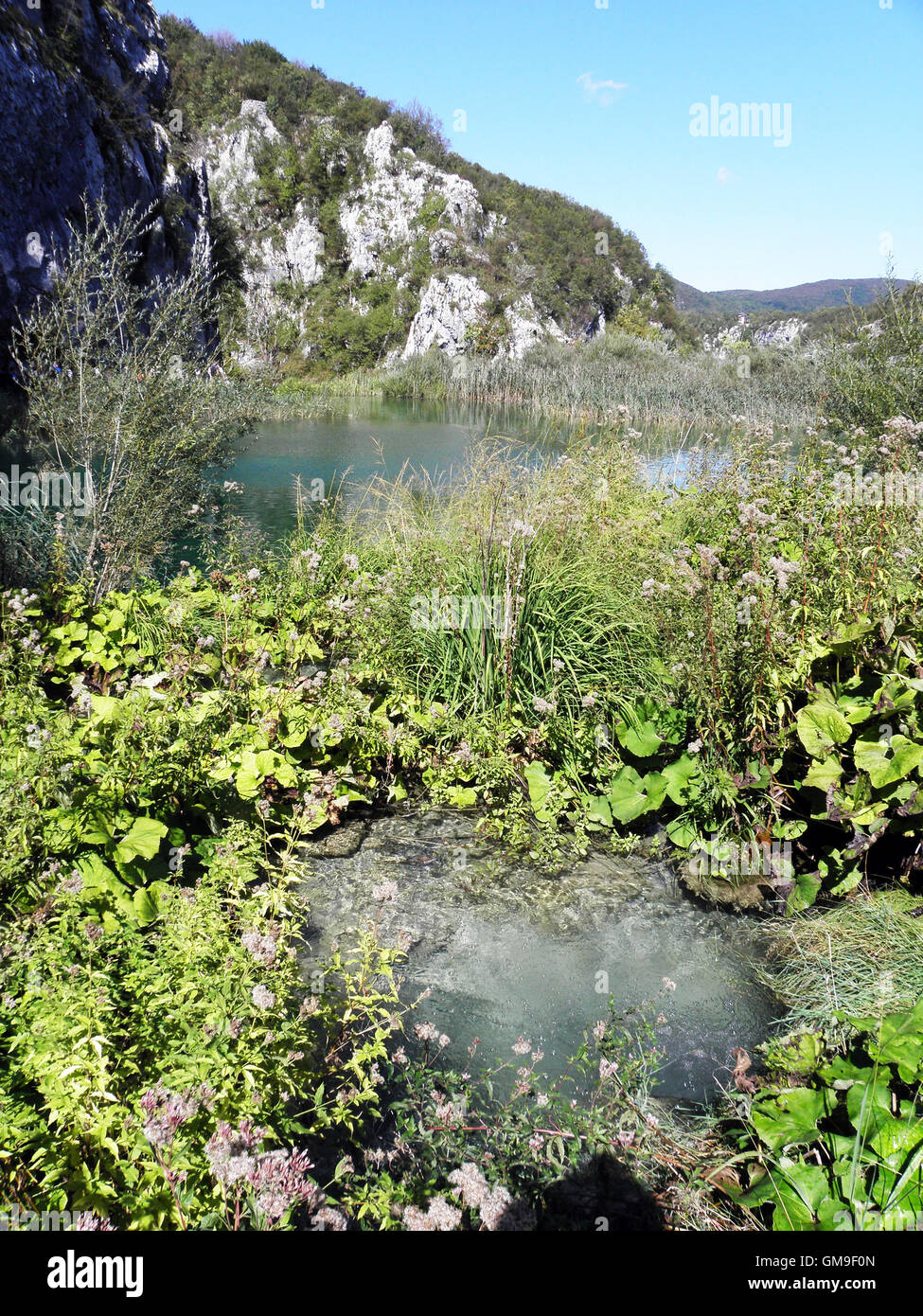 I laghi di Plitvice e cascate,8 Foto Stock