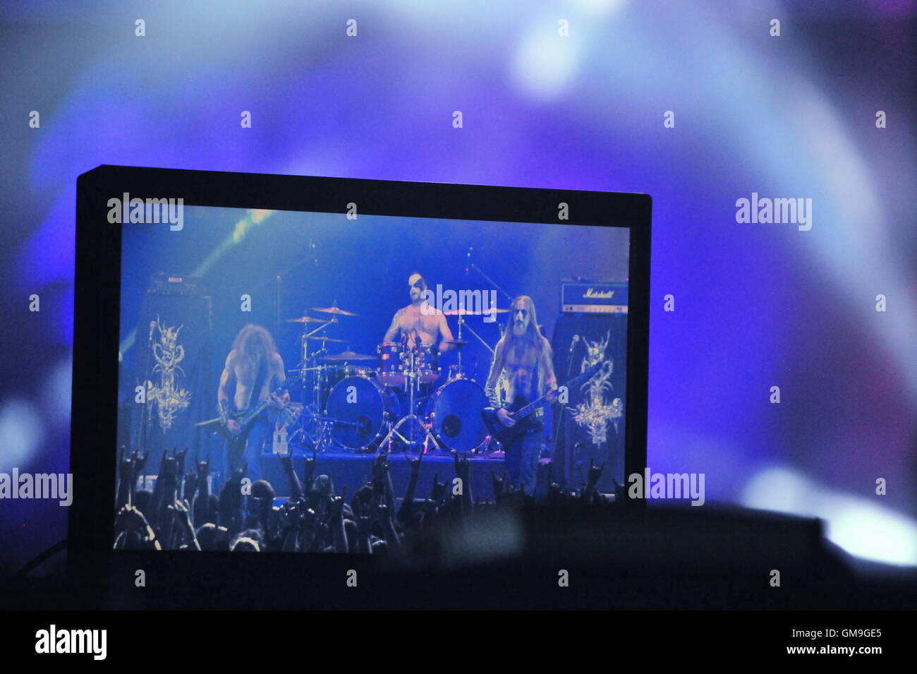 Wacken O. A. 2016 live, Germania. Solo uso editoriale. Foto Stock