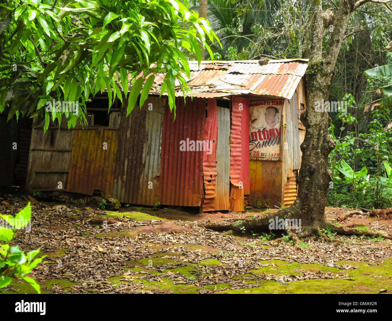 CABARETE REPUBBLICA DOMINICANA - Alloggi rurali. Foto Stock