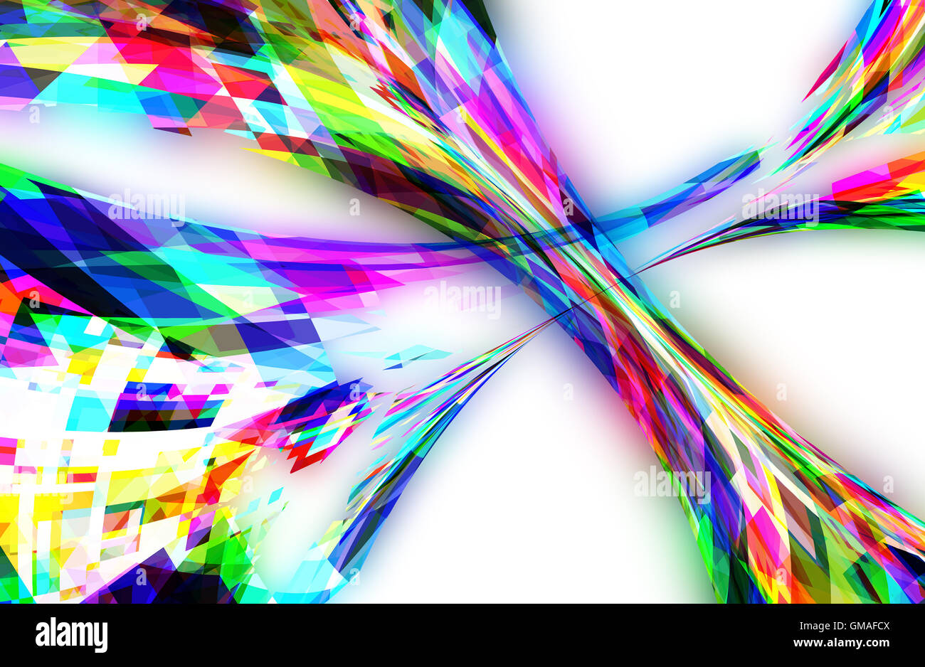 Abstract sfondo multicolore con motion blur per copiare il modello di spazio Foto Stock