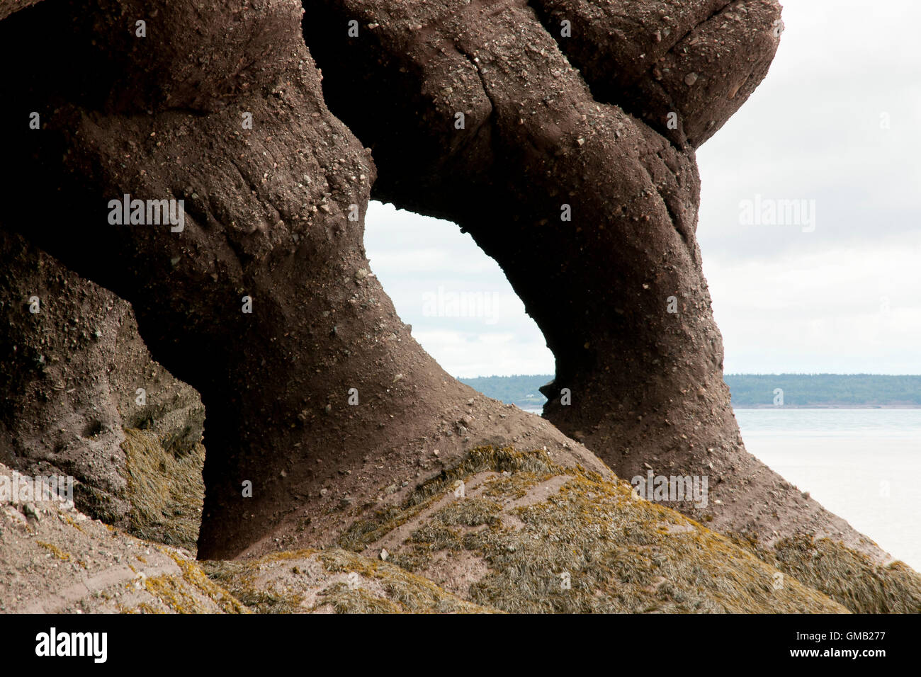 Hopewell Rocks - New Brunswick - Canada Foto Stock