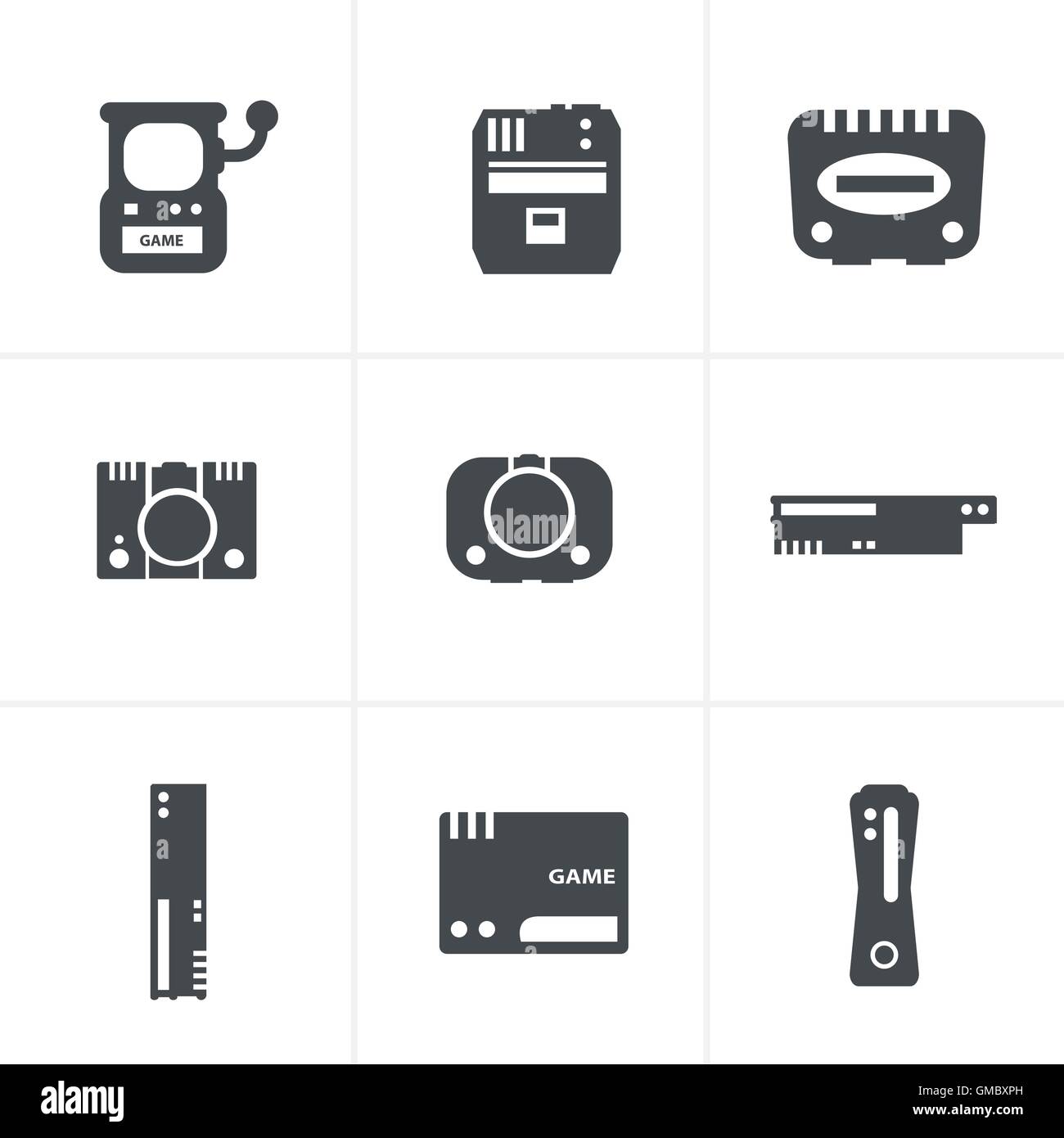 Video icona Giochi Illustrazione Vettoriale