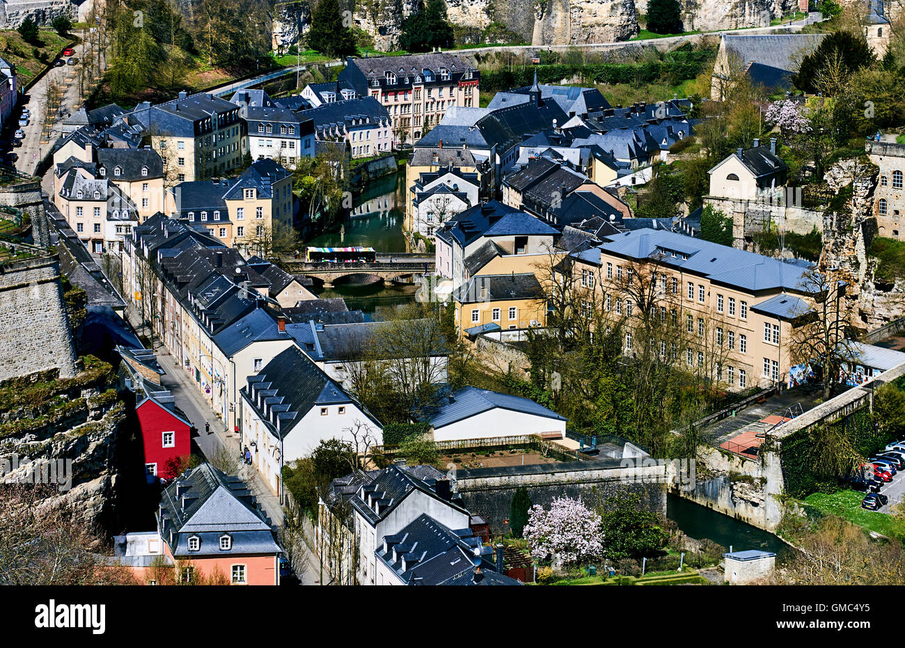 La città di Lussemburgo. Europa occidentale Foto Stock