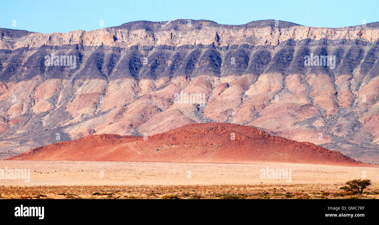 Vistasi intorno Waterberg Plateau, Namibia Foto Stock
