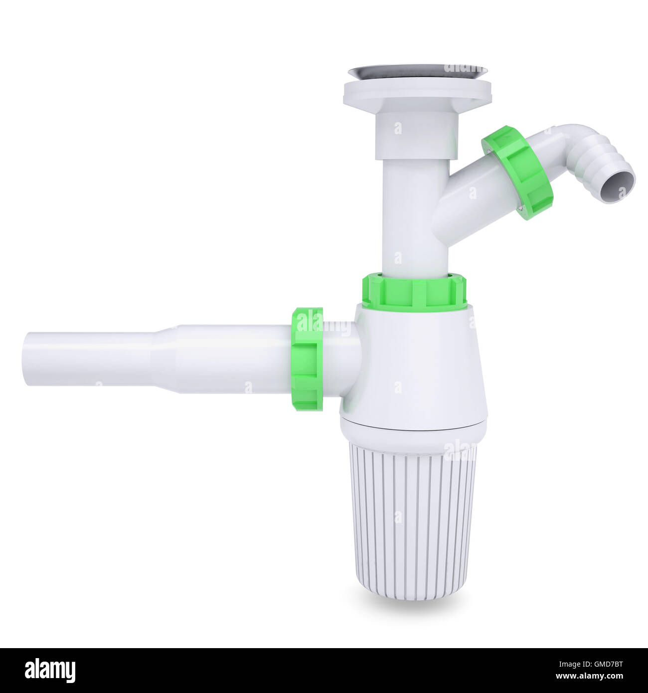 Sifone bianco Foto Stock