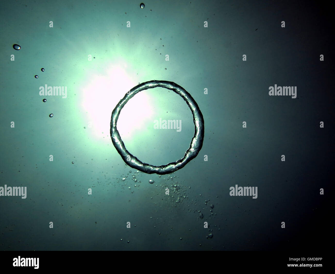 anello aria Diver Foto Stock